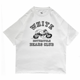 <img class='new_mark_img1' src='https://img.shop-pro.jp/img/new/icons47.gif' style='border:none;display:inline;margin:0px;padding:0px;width:auto;' />White Mountaineering "WHITE MOTORCYCLE BEARS CLUB"T-SHIRT-White-(W.M.B.C. BC2473502 ⡼ԥ) 