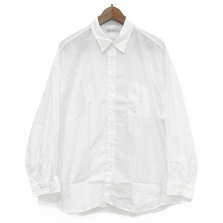 CATTA<br>Regular Wide Shirt (Broad) White