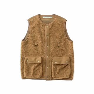 <img class='new_mark_img1' src='https://img.shop-pro.jp/img/new/icons47.gif' style='border:none;display:inline;margin:0px;padding:0px;width:auto;' />White Mountaineering BOA VEST-Brown-( WM2473513 ܥ٥ ) 