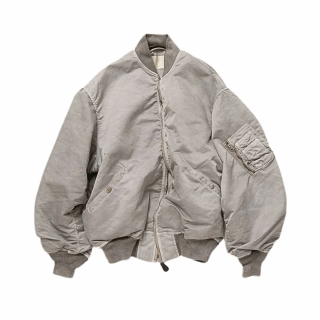 <img class='new_mark_img1' src='https://img.shop-pro.jp/img/new/icons47.gif' style='border:none;display:inline;margin:0px;padding:0px;width:auto;' />INNAT HAND-DYED BOMBER JACKET Gray