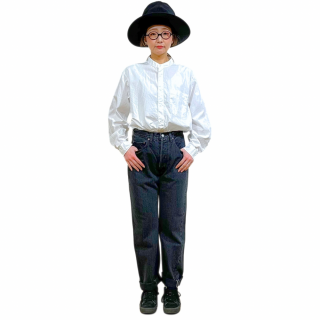 <img class='new_mark_img1' src='https://img.shop-pro.jp/img/new/icons1.gif' style='border:none;display:inline;margin:0px;padding:0px;width:auto;' />CIOTA<br>Straight 5 Pocket Pants<br>Medium Black<br>(Womens Size) 