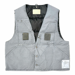 INNAT<br>HAND-DYED<br>FISHING DOWN VEST Gray