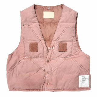 INNAT<br>HAND-DYED<br>FISHING DOWN VEST Pink