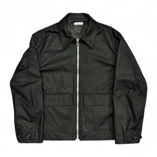 <img class='new_mark_img1' src='https://img.shop-pro.jp/img/new/icons1.gif' style='border:none;display:inline;margin:0px;padding:0px;width:auto;' />INTERIM (ƥ) UK OILED CLOTH SPORTS JACKET - Black (IT24A019)