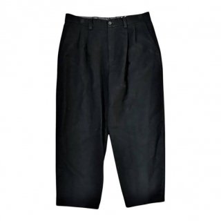 THE DAY<br>BRITISH MOLESKIN<br>2 TUCK WIDE PANTS<br>BLACK