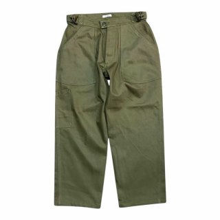 <img class='new_mark_img1' src='https://img.shop-pro.jp/img/new/icons1.gif' style='border:none;display:inline;margin:0px;padding:0px;width:auto;' />INTERIM HEAVY PIMA TWILL FRENCH AIR FORCE MECHANIC PANTS -OLIVE-