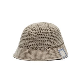 THE H.W.DOG & CO.<br>COTTON KNIT HAT - Beige