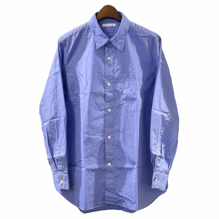 <img class='new_mark_img1' src='https://img.shop-pro.jp/img/new/icons1.gif' style='border:none;display:inline;margin:0px;padding:0px;width:auto;' />CATTA<br>REGULAR COLLAR SHIRT<br>(BROAD) BLUE