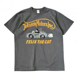 <img class='new_mark_img1' src='https://img.shop-pro.jp/img/new/icons1.gif' style='border:none;display:inline;margin:0px;padding:0px;width:auto;' />TOYS McCOY<br>FELIX THE CAT TEE<br>"JOHNSON MOTORS"<br>BLACK