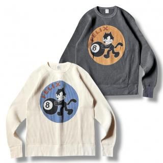 <img class='new_mark_img1' src='https://img.shop-pro.jp/img/new/icons1.gif' style='border:none;display:inline;margin:0px;padding:0px;width:auto;' />TOYS McCOY<br>BIG WAFFLE<br>CREW NECK SHIRT<br>"FELIX 8 BALL"