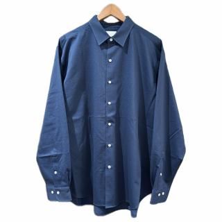 <img class='new_mark_img1' src='https://img.shop-pro.jp/img/new/icons1.gif' style='border:none;display:inline;margin:0px;padding:0px;width:auto;' />KANEMASA PHIL.<br>36GAtmosphere Check Shirt<br>Navy (East Midlands Blue)