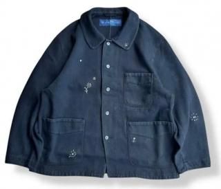 <img class='new_mark_img1' src='https://img.shop-pro.jp/img/new/icons1.gif' style='border:none;display:inline;margin:0px;padding:0px;width:auto;' />PORTER CLASSIC<br>PC KENDO<br>FRENCH JACKET<br>EMBROIDERY (FLOWER) <br>WATCH CHAIN ITEM<br>Dark Navy