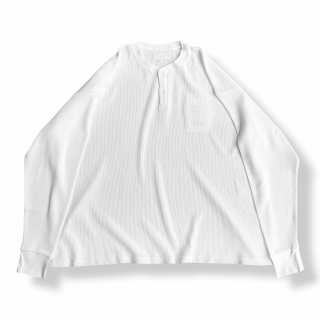 <img class='new_mark_img1' src='https://img.shop-pro.jp/img/new/icons1.gif' style='border:none;display:inline;margin:0px;padding:0px;width:auto;' />KANEMASA PHIL.<br>18G Garment Dye<br>Waffle - White