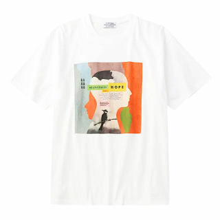 <img class='new_mark_img1' src='https://img.shop-pro.jp/img/new/icons1.gif' style='border:none;display:inline;margin:0px;padding:0px;width:auto;' />POET MEETS DUBWISE<br>"HOPE" INKJET T-shirt<br>White