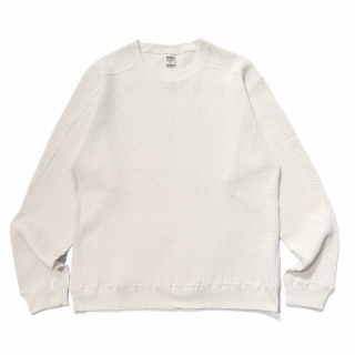 <img class='new_mark_img1' src='https://img.shop-pro.jp/img/new/icons1.gif' style='border:none;display:inline;margin:0px;padding:0px;width:auto;' />BARNS OUTFITTERS<br>70s ARMY WAFFLE<br>CREWNECK L/S T-SHIRT<br>Natural