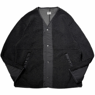 <img class='new_mark_img1' src='https://img.shop-pro.jp/img/new/icons1.gif' style='border:none;display:inline;margin:0px;padding:0px;width:auto;' />BARNS OUTFITTERS<br>Utility Boa Cardigan -Black-