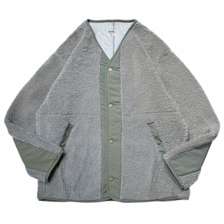 <img class='new_mark_img1' src='https://img.shop-pro.jp/img/new/icons1.gif' style='border:none;display:inline;margin:0px;padding:0px;width:auto;' />BARNS OUTFITTERS<br>Utility Boa Cardigan A.Khaki