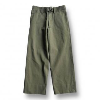 <img class='new_mark_img1' src='https://img.shop-pro.jp/img/new/icons47.gif' style='border:none;display:inline;margin:0px;padding:0px;width:auto;' />INTERIM<br>HEAVY PIMA <br>TWILL BELTED <br>MIL BAGGY TROUSER<br>