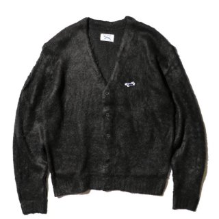 PENNEY'S / THE FOX SHAGGY CARDIGAN BLACK