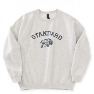 HIGH STANDARD BISON CREW SWEAT GREY
