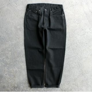 Sanca / BLACK DENIM TAPERED 5P