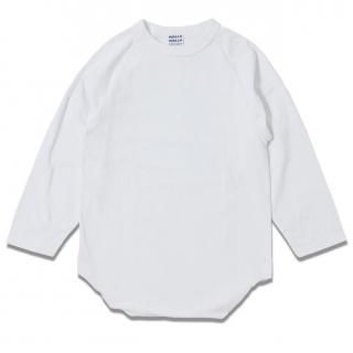 WALLA WALLA SPORT3/4 BASEBALL TEE SOLID WHITE