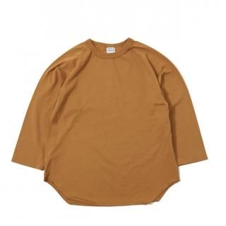 WALLA WALLA SPORT3/4 BASEBALL TEE SOLID TOBACCO