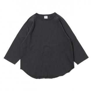 WALLA WALLA SPORT3/4 BASEBALL TEE SOLID USED BLACK