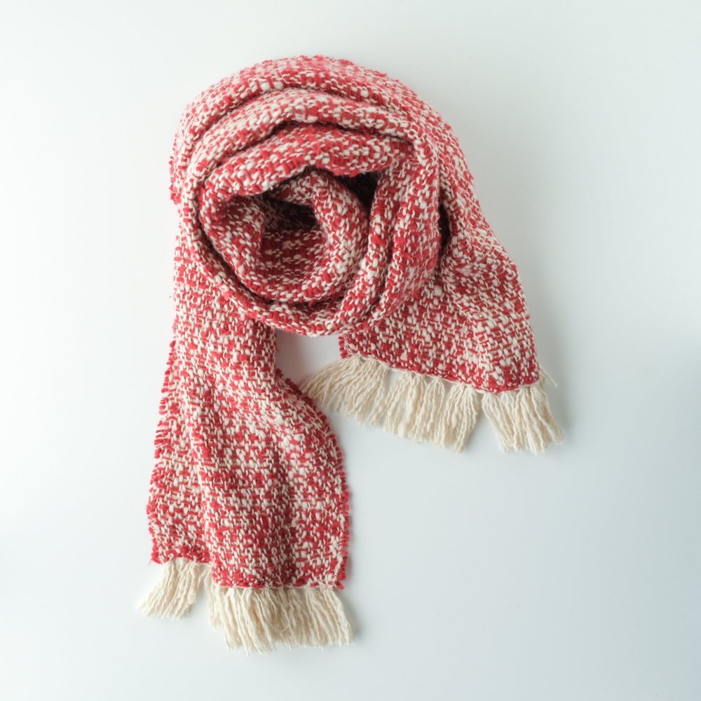 Suno&Morrison / Gara-bou Muffler Stole 
Double Face-Red  ()