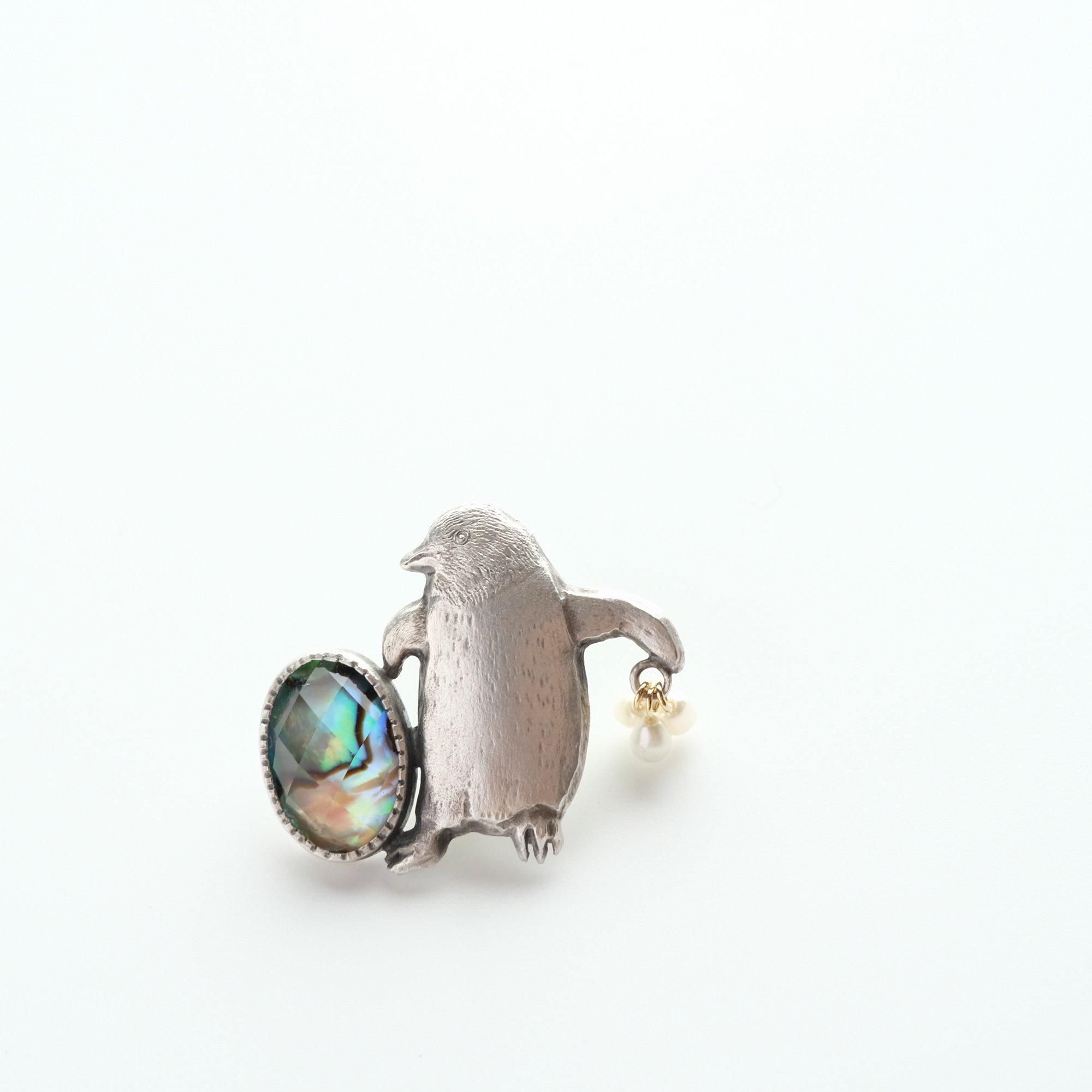 ペンギン ピンブローチ Deco bijou / ペンギン ピンブローチ ［Gold/Silver/Gunmetal］