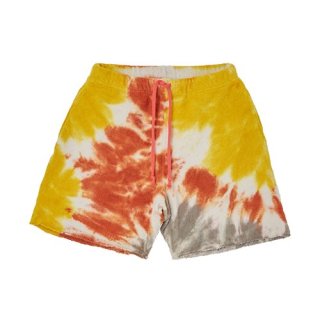 cotton half / PT [Tie-Dye yellow&brown]