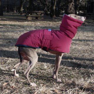 Reversible Quilting Coat [Purple/Ocean] dog Italian Greyhound Clothing