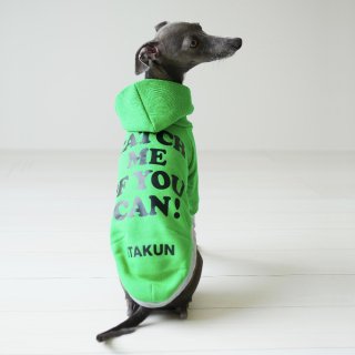 Customized Pullover Hoodie [ Message Back Print #01 ] Italian Greyhound Small-breed dogs Clothing