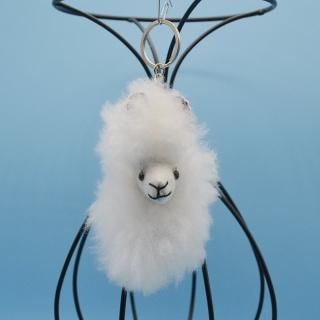 ベビーアルパカキーホルダー バッグチャーム - ペルー直輸入 ベビー
