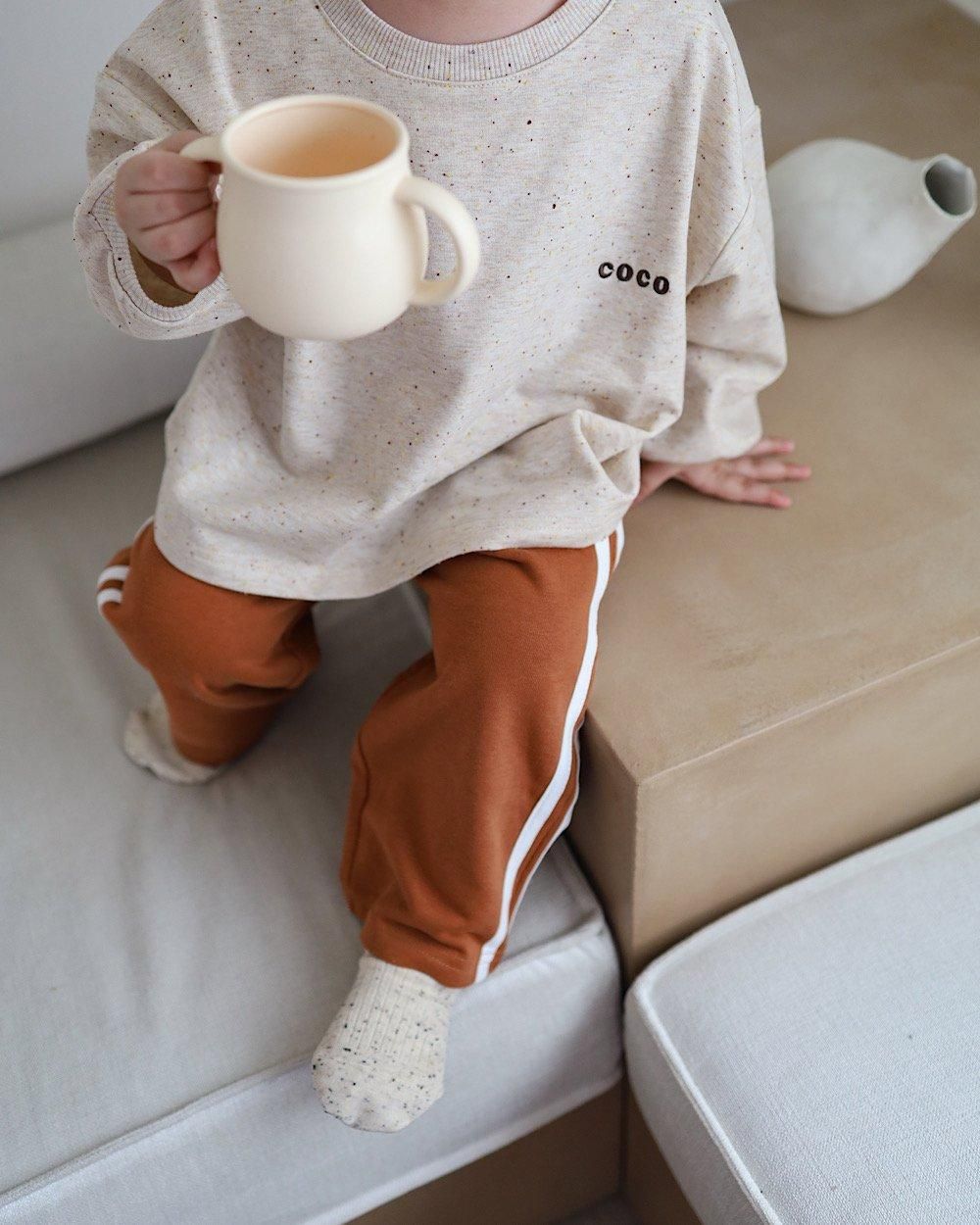 Yonkon ラインパンツ カーディガンセット Yonkon ラインパンツ カーディガンセット