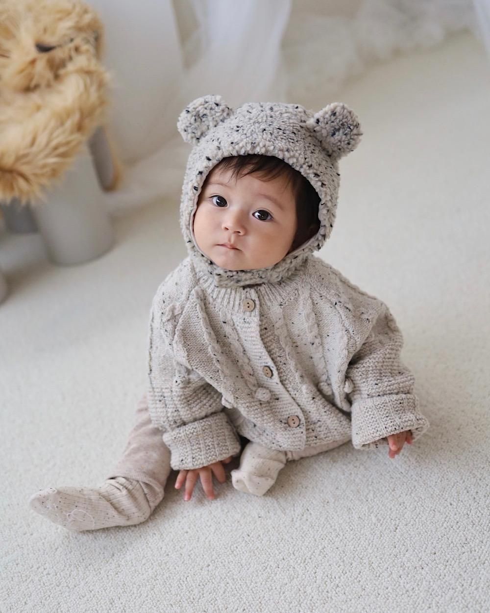 <img class='new_mark_img1' src='https://img.shop-pro.jp/img/new/icons1.gif' style='border:none;display:inline;margin:0px;padding:0px;width:auto;' />〈予約〉マーブルカーディガン(75-120センチ)| ユニセックス 男の子 女の子 ベビー 可愛い子供服の商品画像