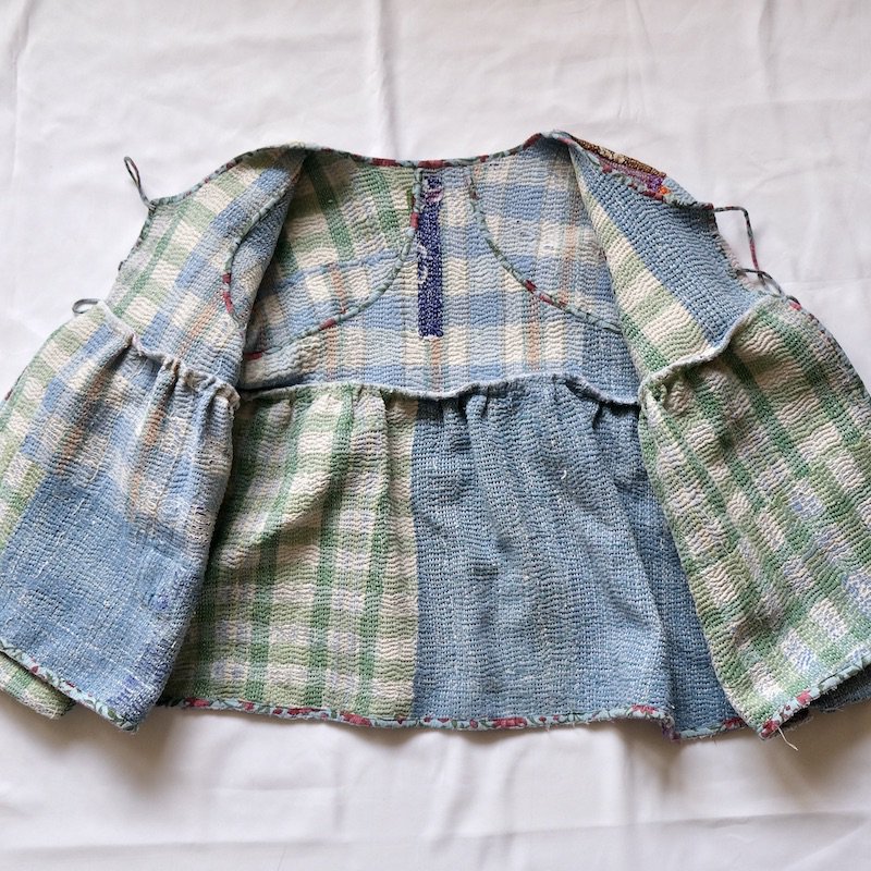 Vintage ralli quilt Rabari jacket D / ビンテージ カンタキルト ラ ...