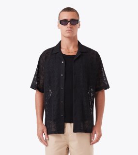 ZANEROBE（ゼインローブ） レース ホリデー SS シャツ Black