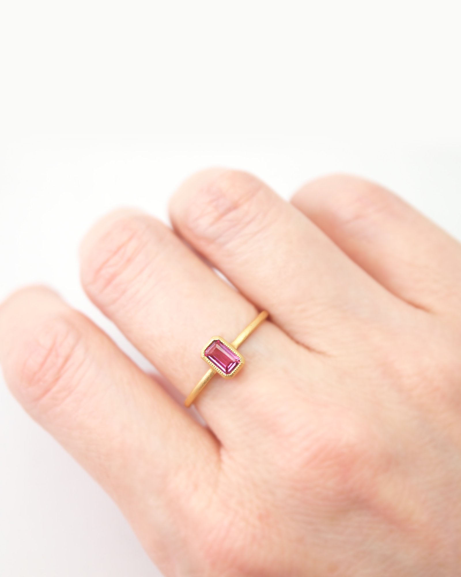 Pink Tourmaline Ring - Altgraph