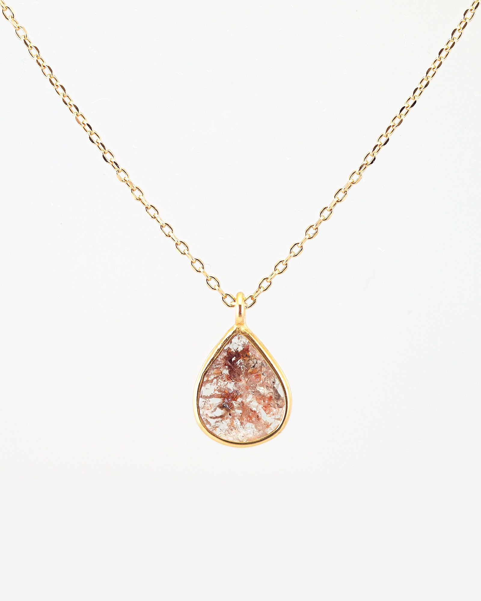 Slice Diamond Necklace / Red