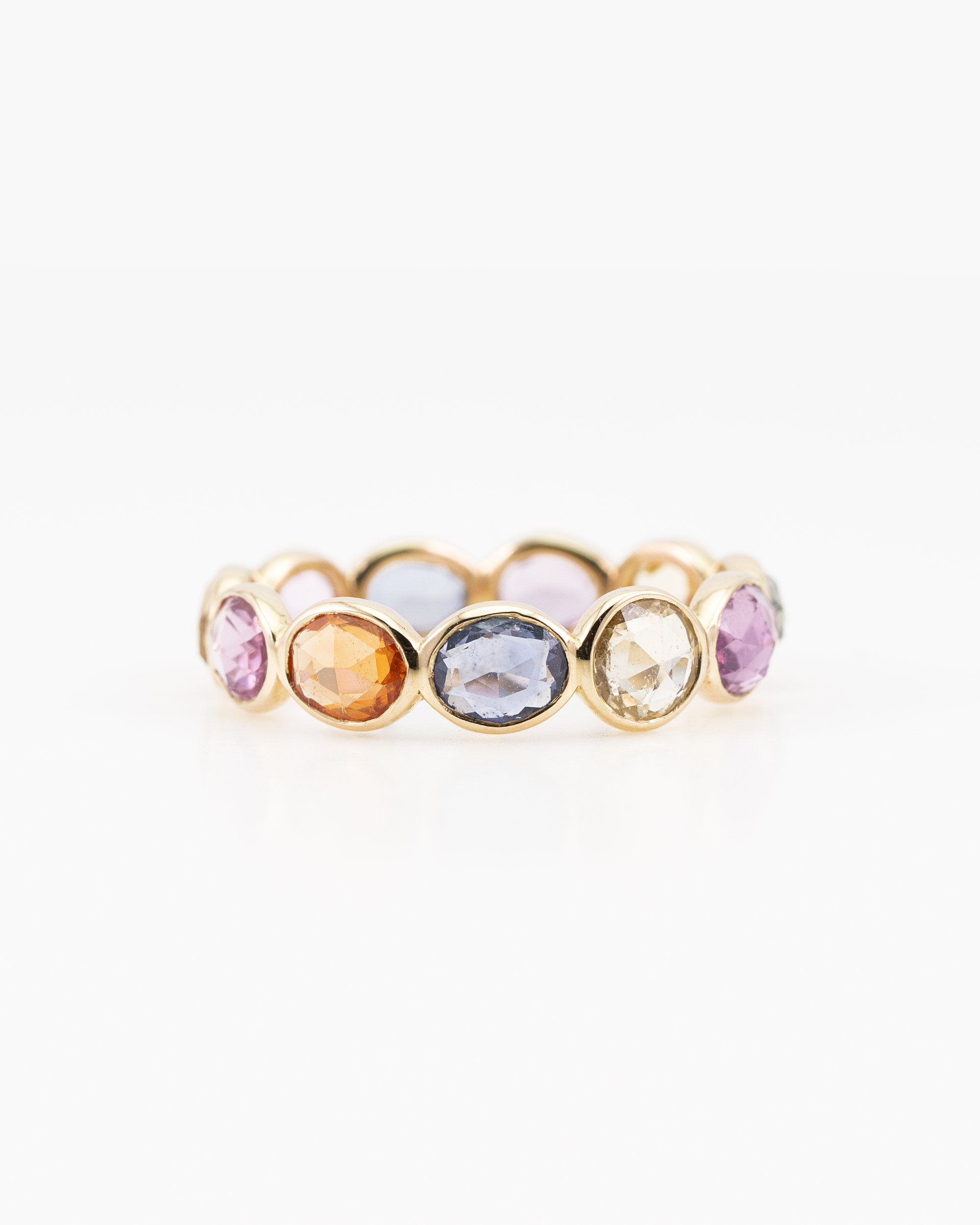 K18 Multicolor Sapphire Full Eternity Ring - Altgraph