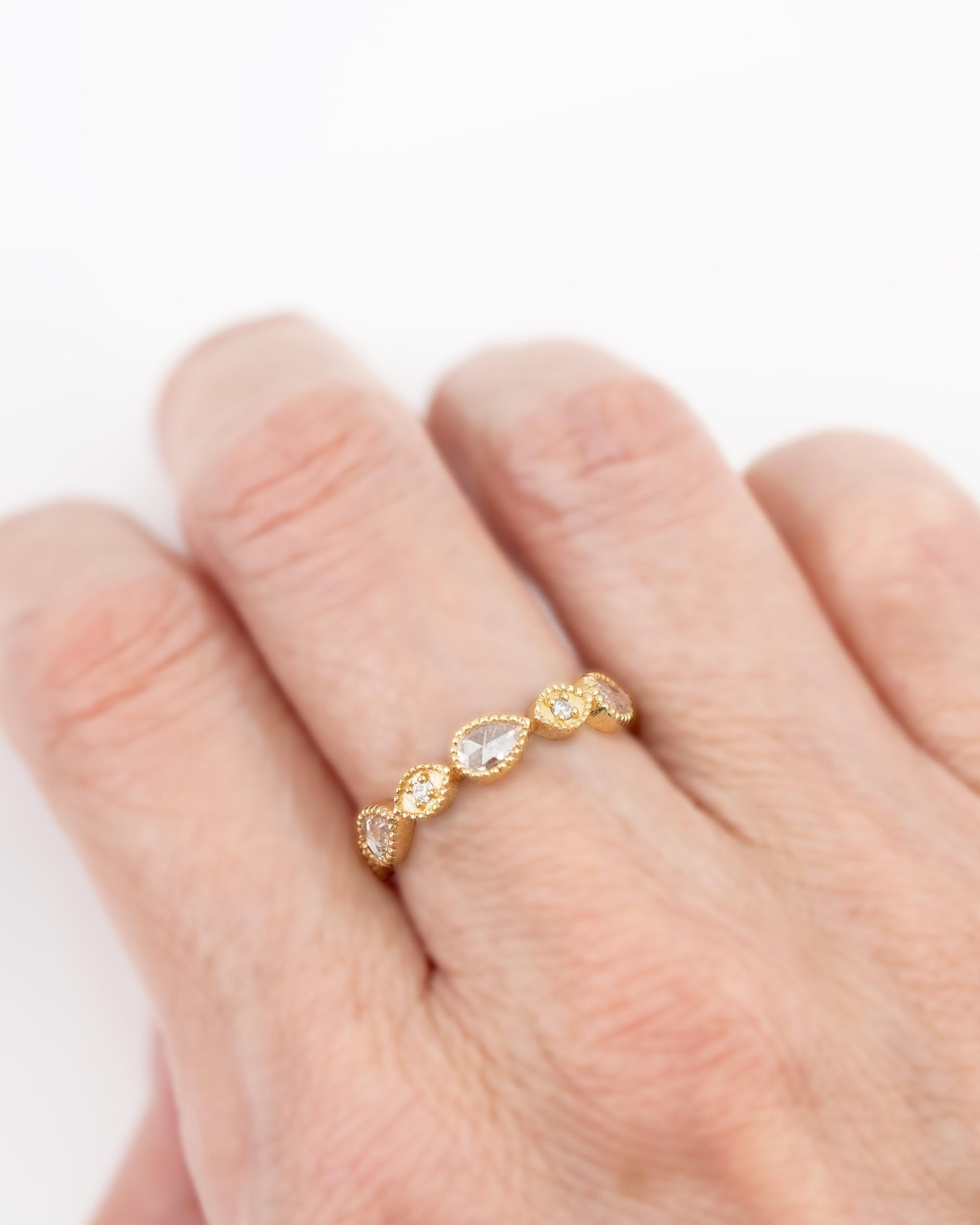 avaron leaf ring アヴァロン リーフ ダイヤモンドリング K18 Avaron ダイヤモンド リーフ リング 指輪 レディース ゴールド