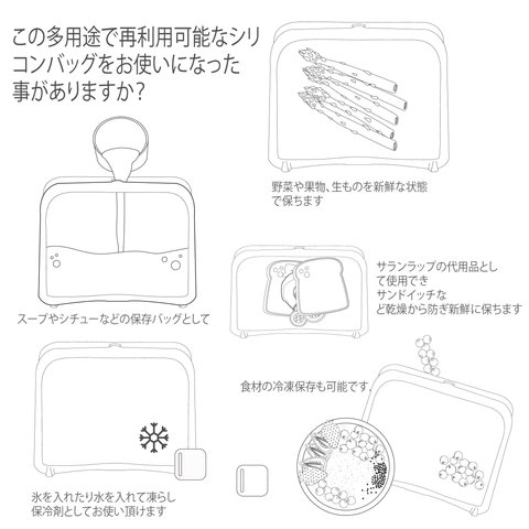 how to use silicon reusable bag