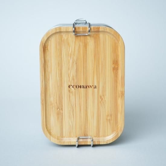 ステンレス弁当箱2段(1340ml) ロック付き - econawa
