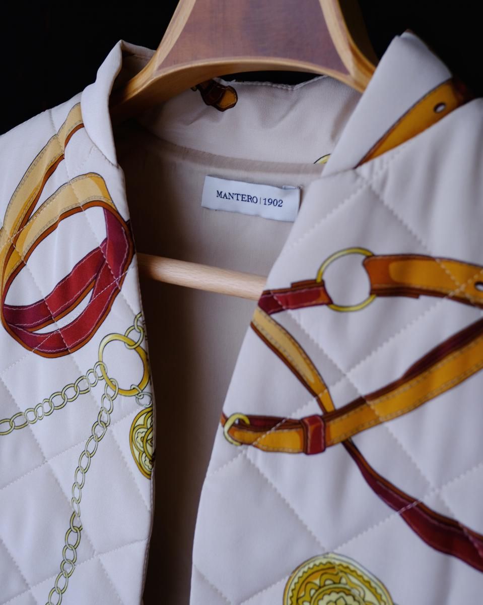 MANTERO 1902 Silk Scarf Gilet - SOMBRELO