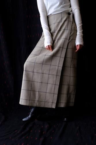 <br />POSTELEGANT<br />
<br />Wool Wrap Skirt<br />