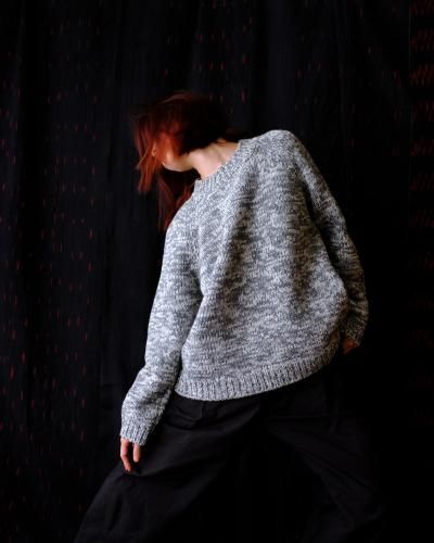 <br />Masnou design<br />
<br />hand-knit sweater<br />