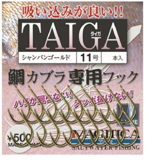 TAIGAゴールド鯛カブラ専用フック