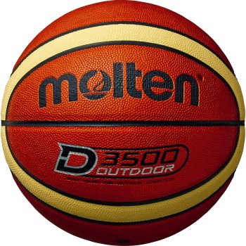 molten モルテン　D3500　バスケットボール７号球　貼り・人工皮革　アウトドア用　高耐摩耗表皮採用モデルの商品画像