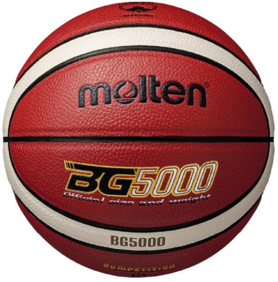 molten モルテン　BG5000　バスケットボール５号球　検定球　貼り・人工皮革の商品画像